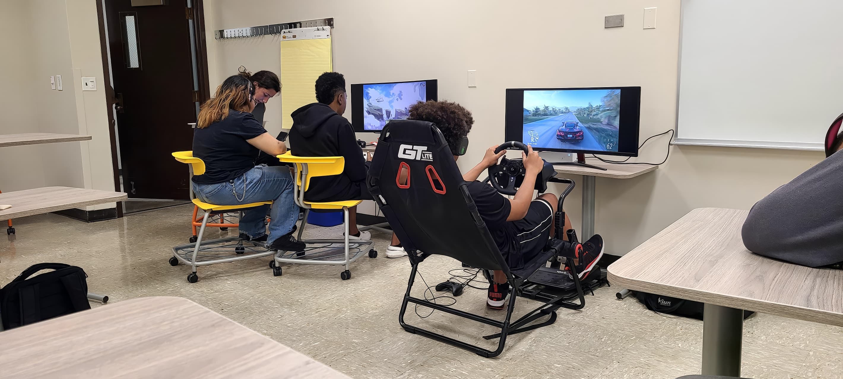 Students compete in fun gaming challenges