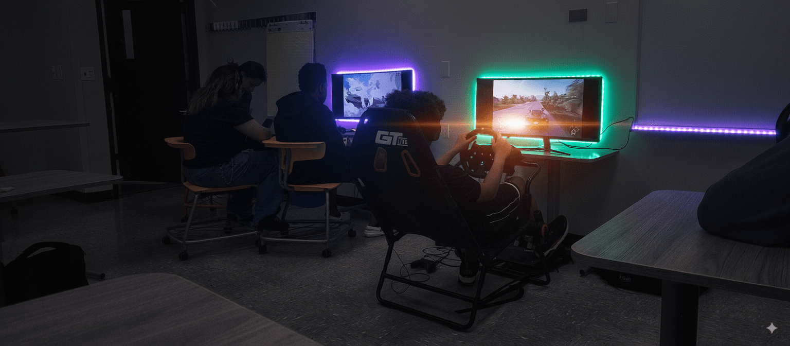 Gamers competing in a BGL tournament